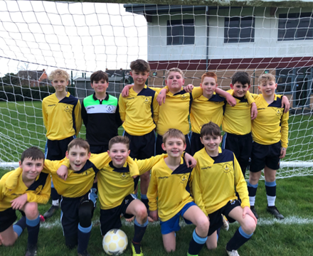 Year 7 boys quarter final football