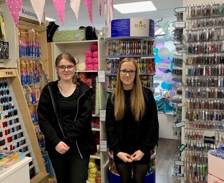 Phoebe and poppy rose at riverside beads and crafts